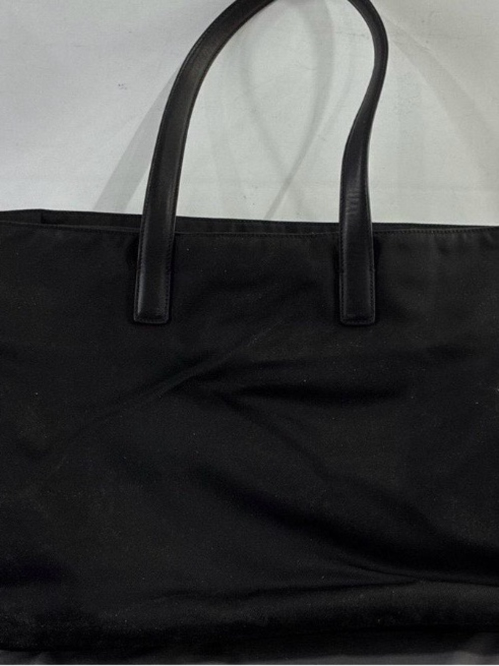 Coach Black Nylon Tote with Leather Ascents